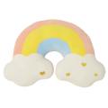 Cloud rainbow moon plush throw pillow