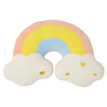 Cloud Rainbow Moon Plush Throw Almohada