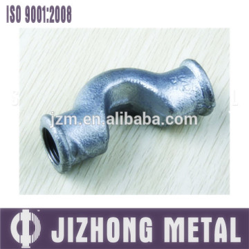 hot dipped gi mallezble iron cross over pipe fitting made in china