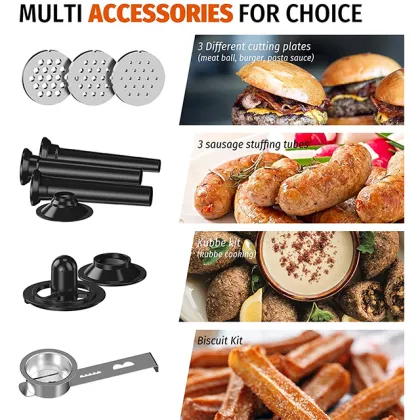 Powerful 800W Electric Household Meat Grinder & Mincer