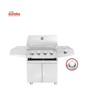 Stainless Steel Outdoor Kitchen Cabinet Propane Indoor Electric 3 Burner Indoor BBQ Grill