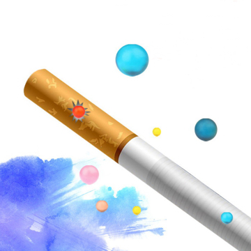 Heldere toon burst kralen tabaksmaakcapsule voor sigaretten