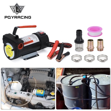 12V 200W DC Electric Fuel Diesel Transfer Pump Kit - Kerosene Extractor 10GPM High Flow Self Priming Portable for Auto Motor Truck