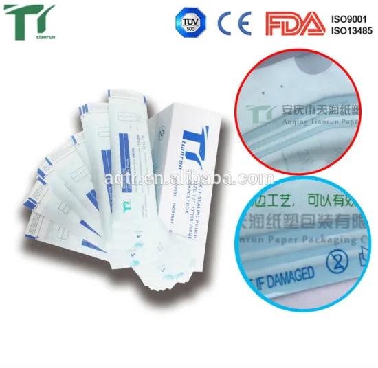 Tripe Seal Sterilization Pouch with Self Seal Design