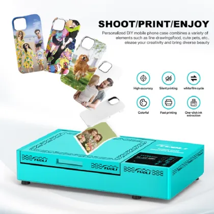 3D Sublimation Personalized Mobile Cover Photo Printer