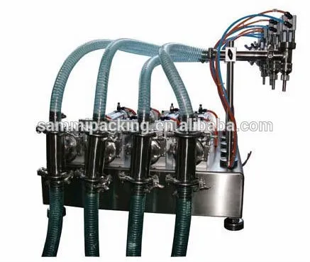 4 Heads Liquid Filling Machine