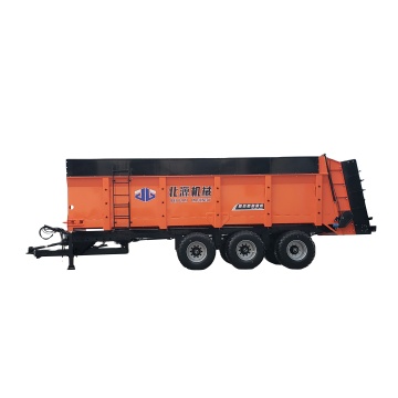 Tractor-Trailered Muck Spreader for Cattle Farms