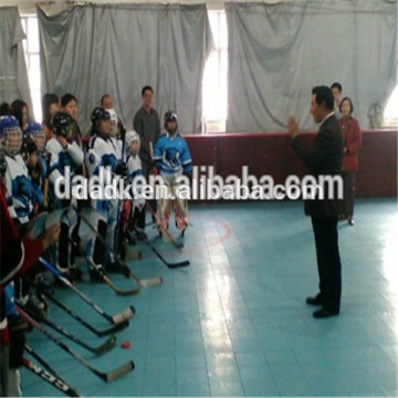 plastic interlocking tile hockey court floor