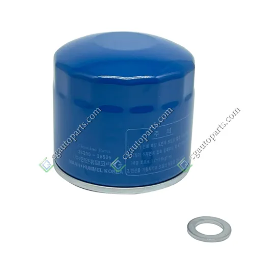 CG Auto Parts Set: Genuine OEM Fuel Filter & Drain Plug Gasket for Hyundai & Kia
