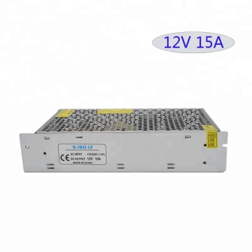 180W 12V 15A LED Driver - S-180-12 Switching Power Supply