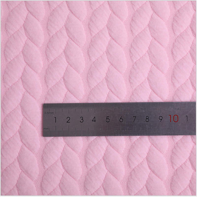 Skin-friendly Pink Air Layer Baby Jacquard Clothing Fabrics