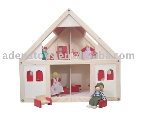 Mini Wooden Toy house DH0125,doll house for chindren