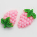 Mini Druif Vormige Hars Cabochon Handgemaakte Crfat Decor Kralen Charms DIY Speelgoed Telefoon Shell Ornamenten Slijm