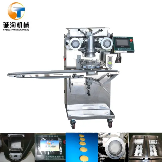 Automatic pineapple cake encrusting machine