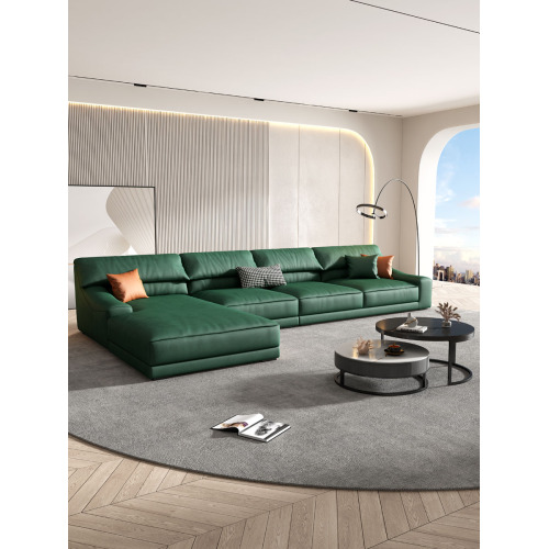 Современный большой L-образный диван-образный диван