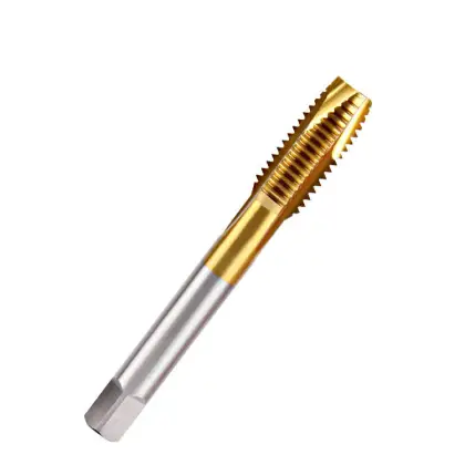 Royal Sino Tin Coated HSS-E ISO Spiral Point Threading Machine Taps M5x0.8