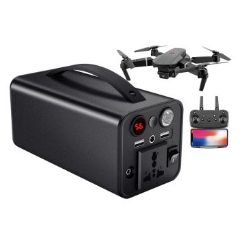 180W Portable Solar Power Station with Lithium Battery