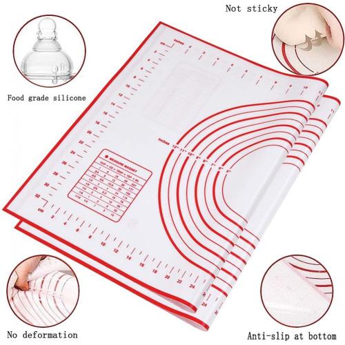 extra large anti-slip silicone dough pastry mat