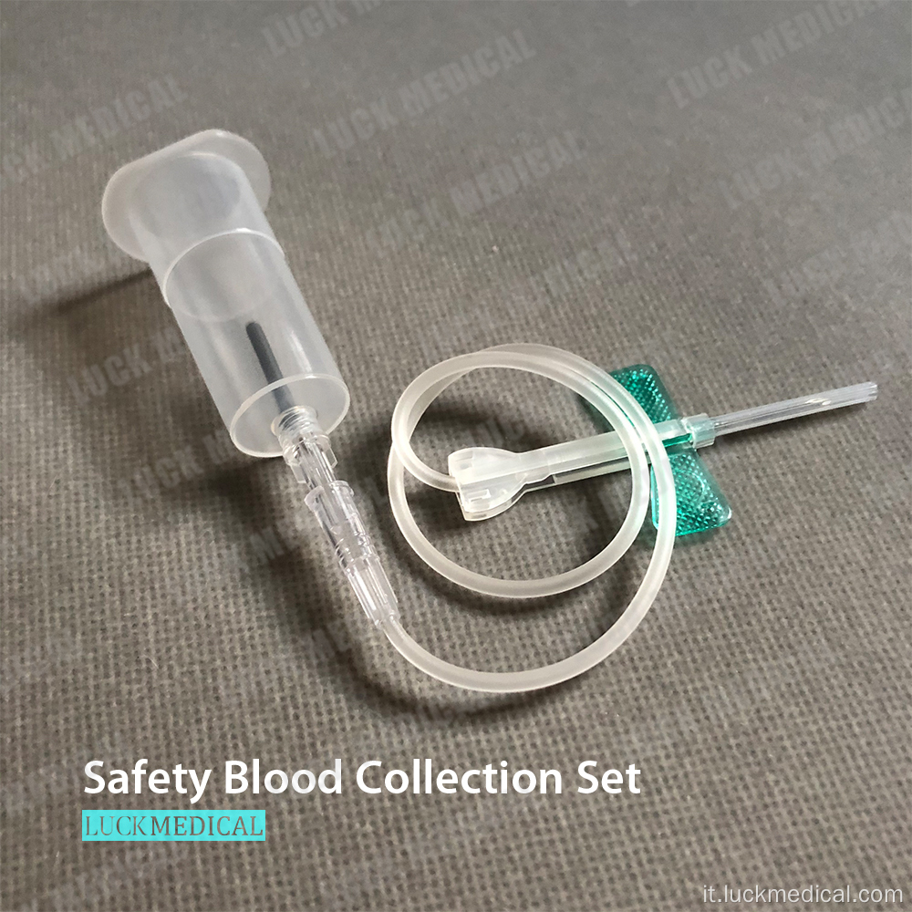 Set di infusione di raccolta di sangue di sicurezza
