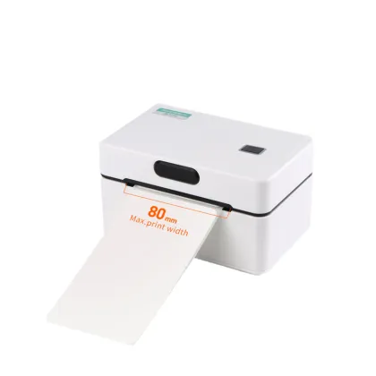 USB 80mm Thermal label printer barcode Zebra compatible