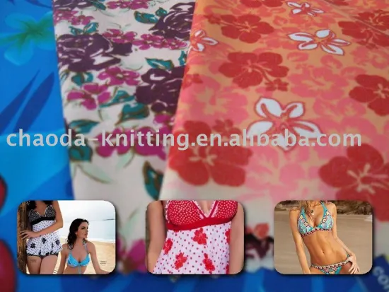 printed fabric(nylon/spandex swimwear fabric)