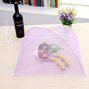 nylon coversquare flower kitchenware food cover