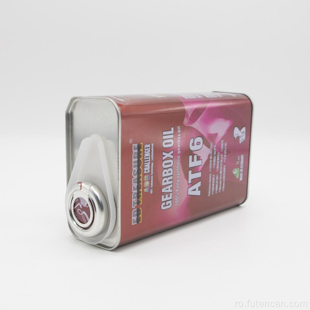 Cutie de conserve cu ulei metalic pentru motor