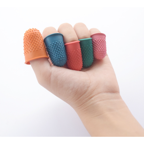 Rubberen vingertips Guard 5-maten Finger Pads Grips