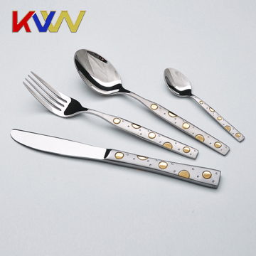 Edelstahl Gold Besteck Set für Hochzeitssouvenirs