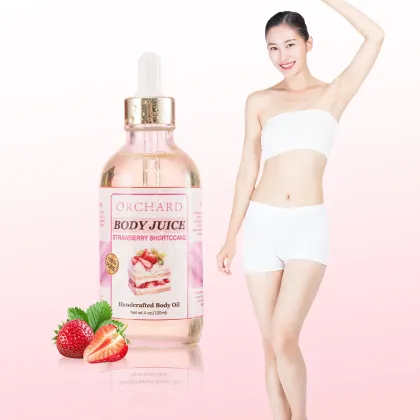 Strawberry Shortcake Handcrafted Body Oil - Private Label Moisturizing Fragrance Body Oil