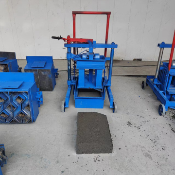 Satılık küçük manuel beton çimento bloğu/tuğla yapım makinesi