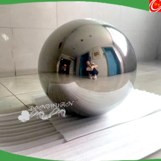 500mm stainless steel gazing sphere for elegant house decoration
