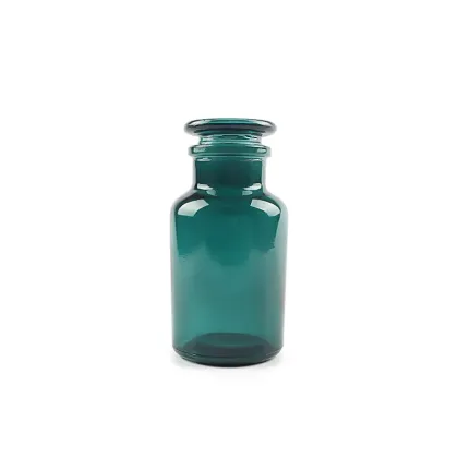 Green Blue Medicine Reagent Aromatherapy Glass Bottle