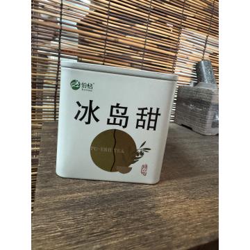 Bingdao Raw Pu'er Mini Tea Slice น้ำตาลน้ำแข็งใสหวาน 15 ชิ้นแบบพกพา