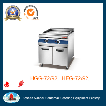 Stainless Steel Electric Half -Grooved Griddle with Cabinet (HEG-72)