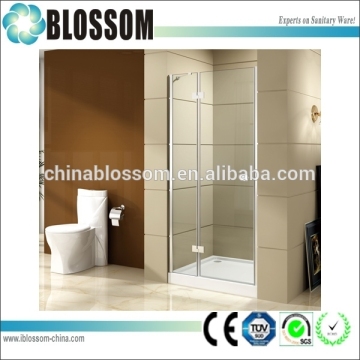 180 Degree Brass Hinged Shower screen