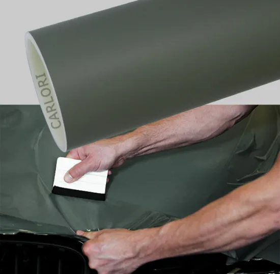 ceramic matte khaki green car wrap vinyl