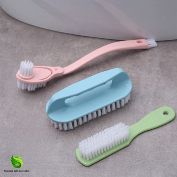 Specialized Three-Sided Brush For Shoe And Laundry