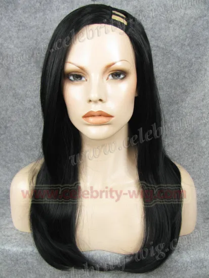 Synthetic Straight Upart Wig