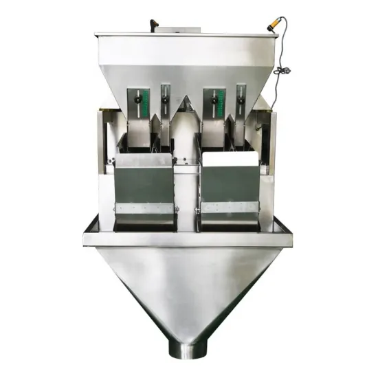 Automatic CE 2 Head Linear Weigher for Granola Grain Packing