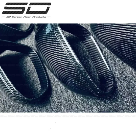 High Quality T Style Dry Carbon Fiber Mirror Cover Accessory for Porsche 911 992