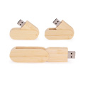 Nueva unidad de memoria USB giratoria de madera Creative Pen Drive 4 gb 8 gb 16 gb Memory Stick USB clave Pendrive