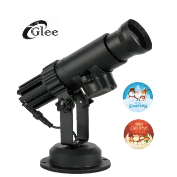 GLEE 15W Advertising LED Rotating Gobo Logo Projector: Brighten Your Space with Customizable Light Shows