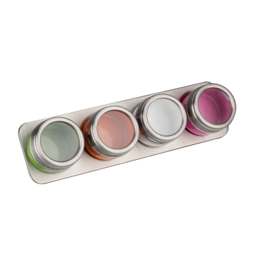 Multi-colored Stainless Steel Spice Jar