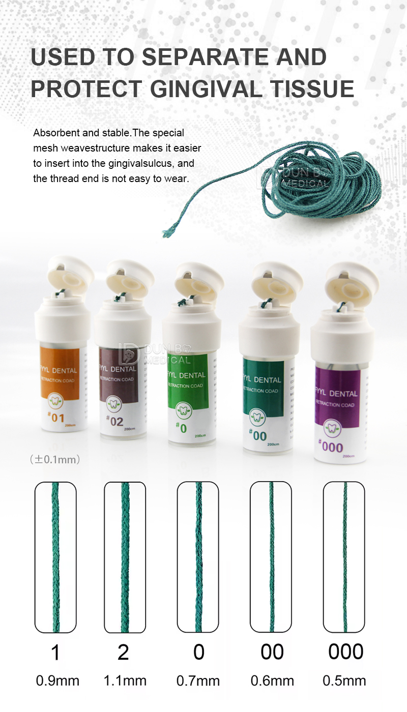 Dental Gingival Retraction Cord