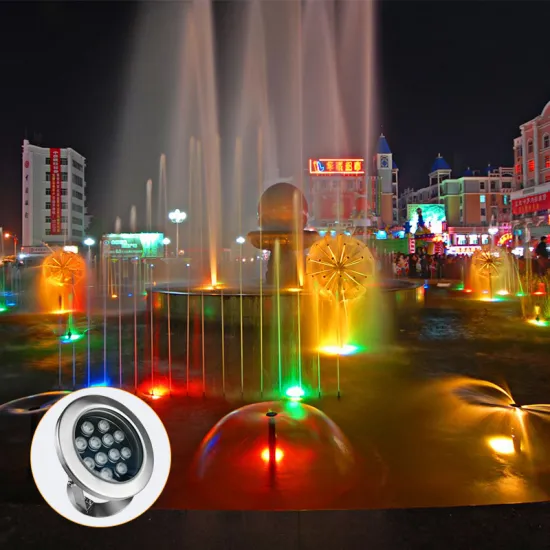SS304 Underwater LED Light RGB 24V - Fountain Underwater Lamp (3W-36W, IP68)