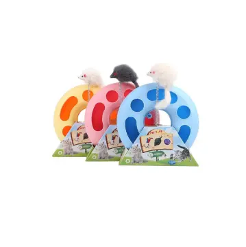 happy Amusement plate with Mouse toy