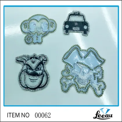 Wholesale 3d Embroidery Clothes Rhinestone Patch