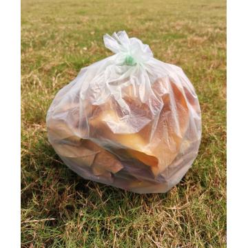 Bolsas de plástico de basura desechables usadas en jardín