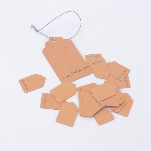 Custom Kraft Tags Printing for Clothes